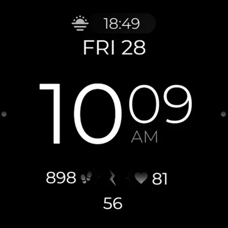Battery Digital Watch Face screenshot 12
