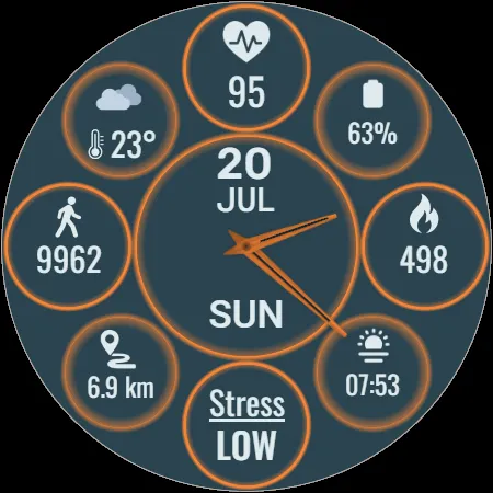 Neuro Dial Watch Face screenshot 10