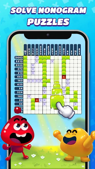Nonogram Crossing Logic Puzzle screenshot 1