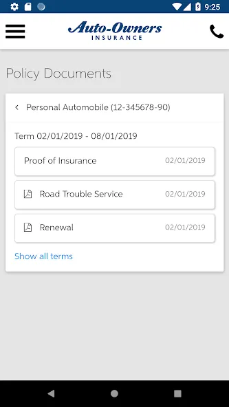 Auto-Owners Mobile screenshot 3