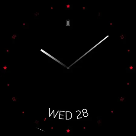Minimal Black v20 Watch Face screenshot 11