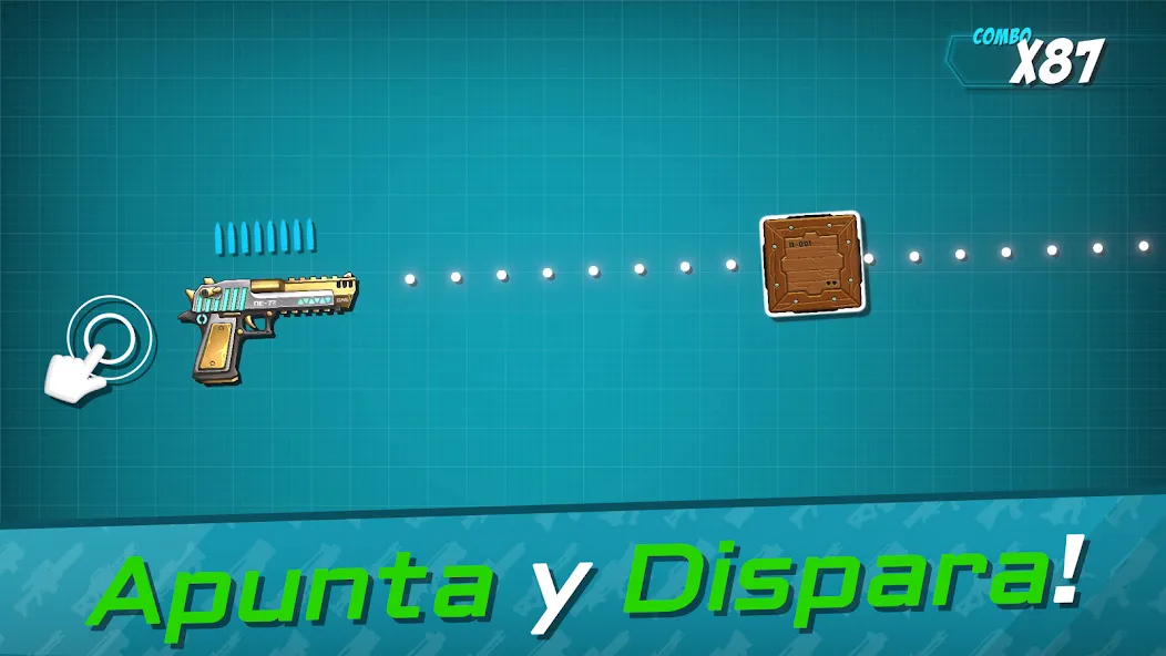 Shoot the Box: Juego de Armas screenshot 1