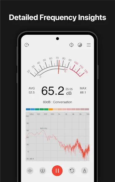 Sound meter : SPL & dB meter screenshot 2