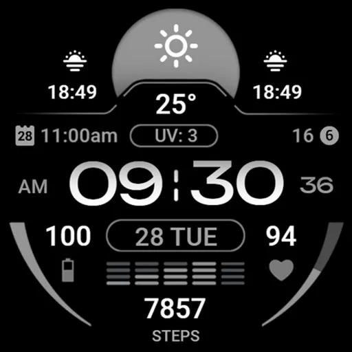 OMG 448 Weather Fitness Watch screenshot 29
