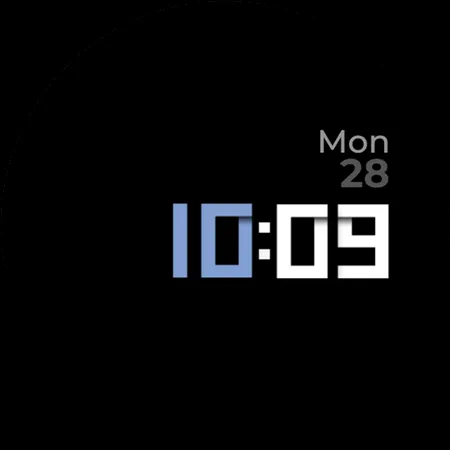 WAVES - Digital Watch Face screenshot 12