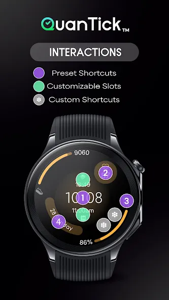 QuanTick 02 Minimal Watch Face screenshot 4