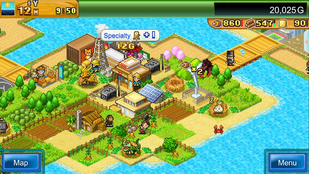 Beastie Bay DX screenshot 1