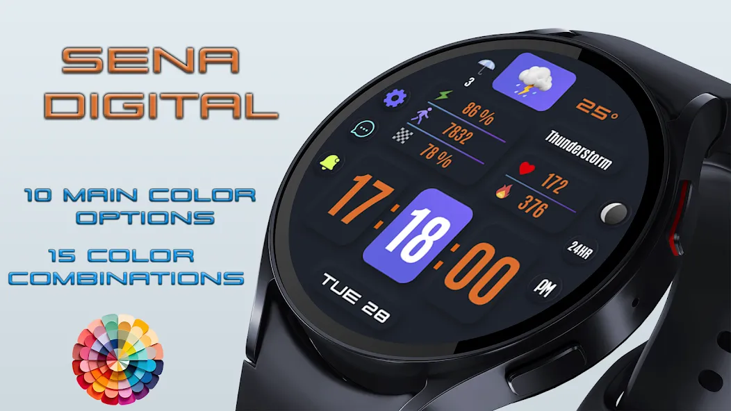 Sena Digital Watch Face screenshot 3