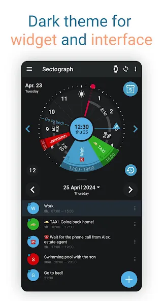 Sectograph. Day & Time planner screenshot 8