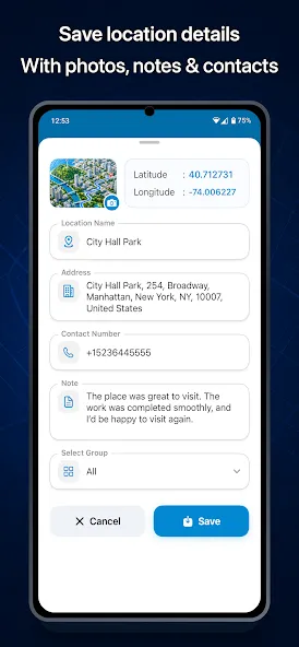 Save Location GPS screenshot 4
