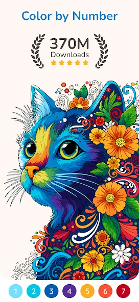 Happy Color®: Color by Number screenshot 1