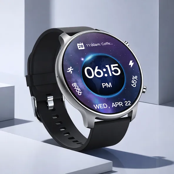 3D Earth Parallax Watch Face screenshot 4