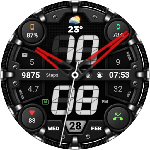 WFP 328 Hybrid watch face screenshot 42