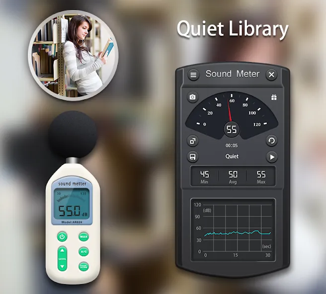 Sound Meter - Decibel Meter screenshot 3