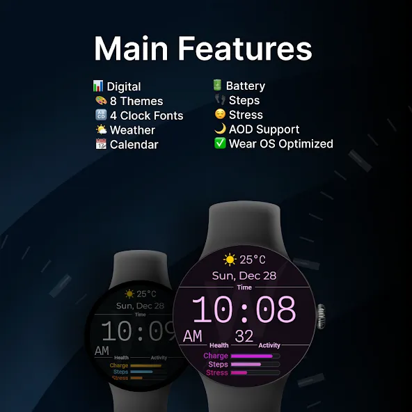 Brut Ledger Watch Face screenshot 2