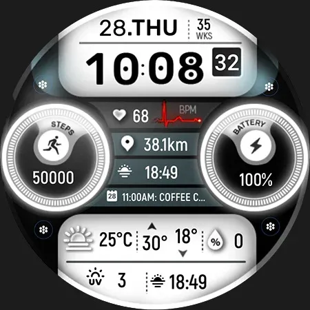 ML2U 297 Watch Face screenshot 30