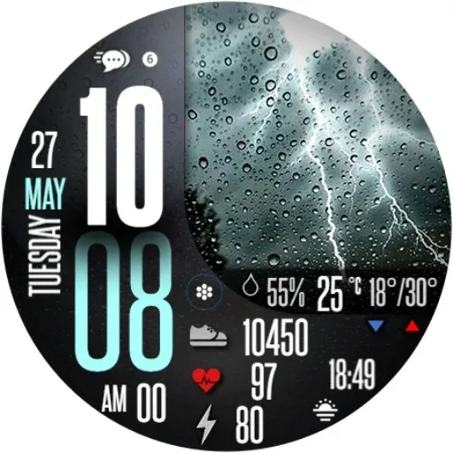 Animated Weather Modern IW07 screenshot 20