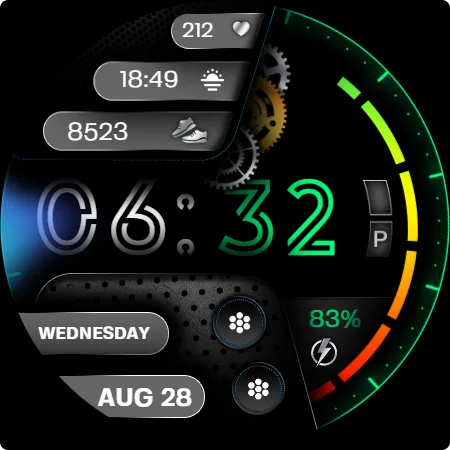 IronSync - Digital Watch Face screenshot 19