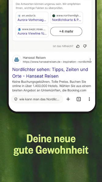 Ecosia Klimapositiver Browser screenshot 6