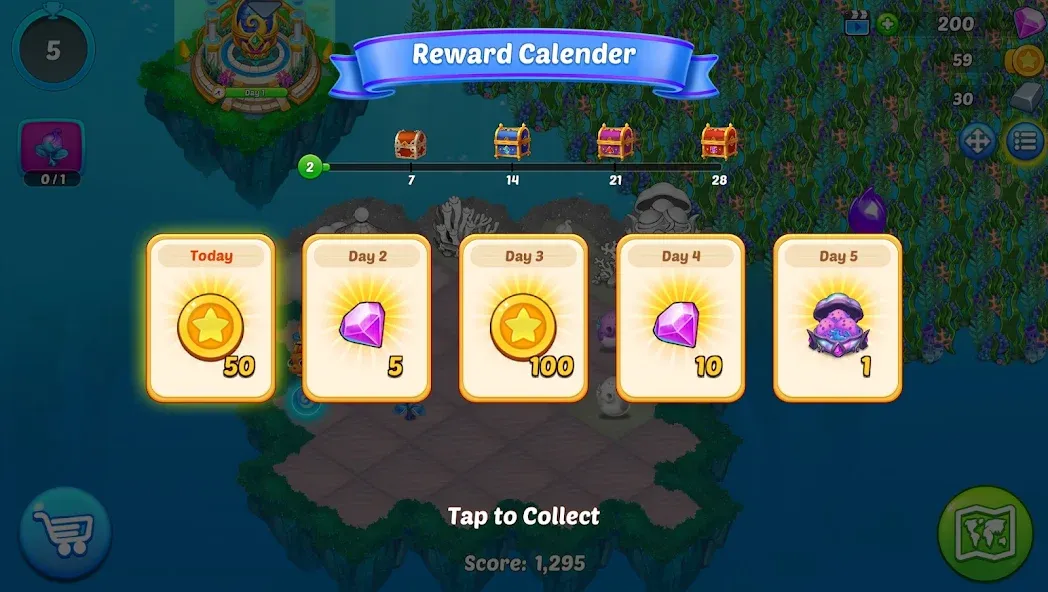 Merge Mermaids-magic puzzles screenshot 7