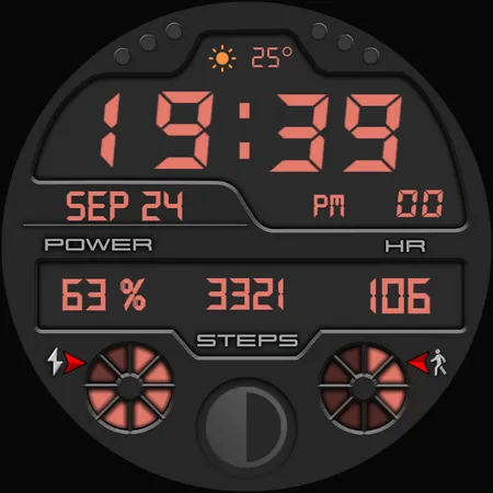 Modern Digital Watch Face screenshot 39