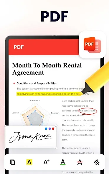 Document Reader - PDF Editor screenshot 10