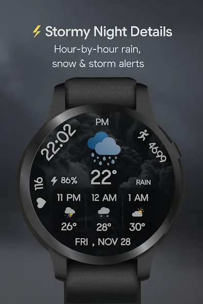 Hourly Weather for Wear OS screenshot 4