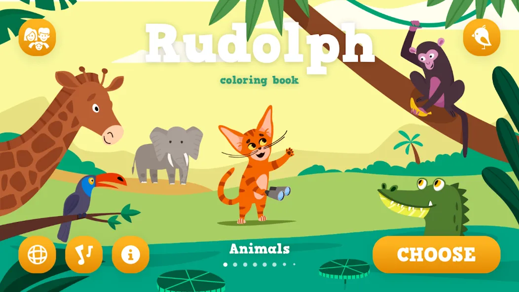 Rudolph: Coloring book screenshot 1