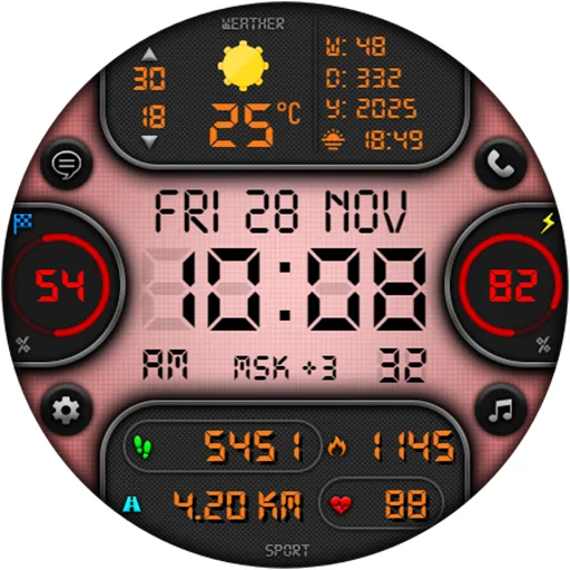 DIGI SIMULOR CTS71 Watch face screenshot 18