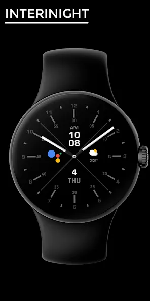 Interinight - watch face screenshot 1