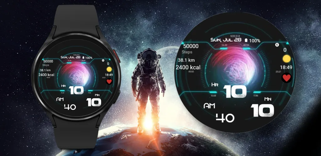 Future GUI Animated Watch Face screenshot 3