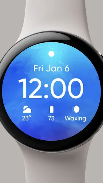 24 Hour Sky Watch Face screenshot 4
