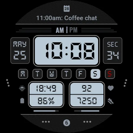 Y26 Digital Rhapsody WatchFace screenshot 26