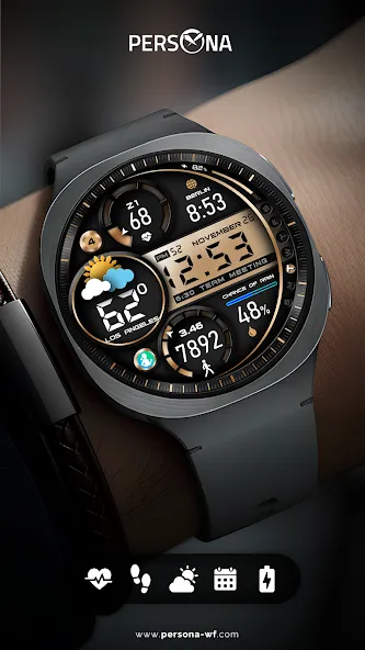 PER009 Sport Watch Face Mesa screenshot 8