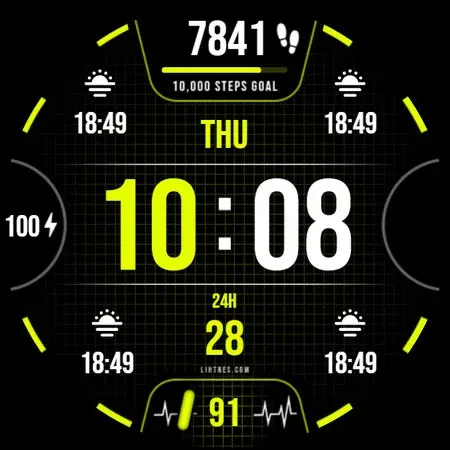 Health Watch Face 044 screenshot 6