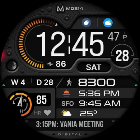 MD314 Health Watch Face screenshot 11