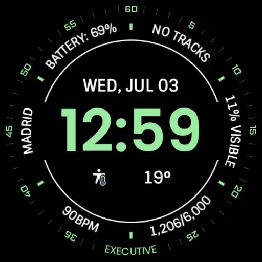 EXD059: Circular Watch Face screenshot 31