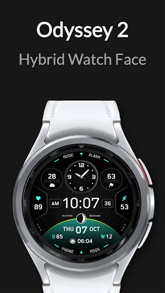 Odyssey 2: Hybrid Watch Face screenshot 2
