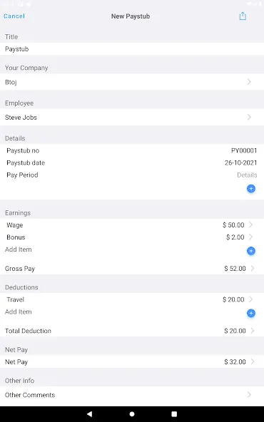 Paystub Maker screenshot 16