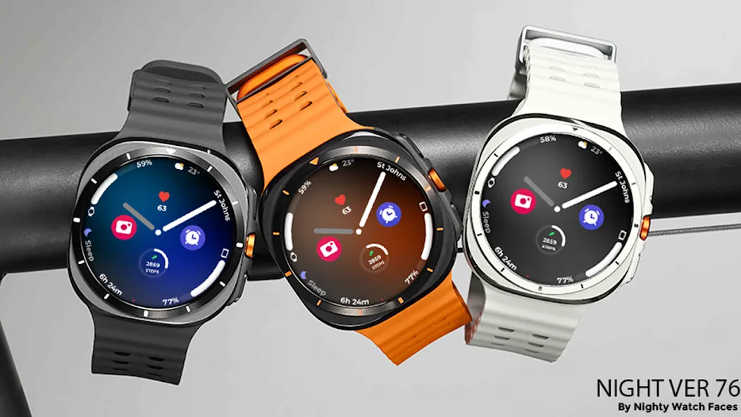 Night ver 76 - watch face screenshot 14