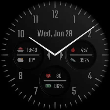 DADAM118: Analog Watch Face screenshot 28