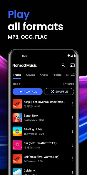 Nomad Música: MP3 Reproductor screenshot 2