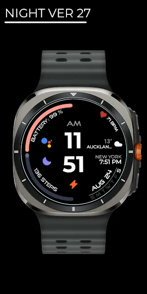 Night ver 27 - watch face screenshot 1