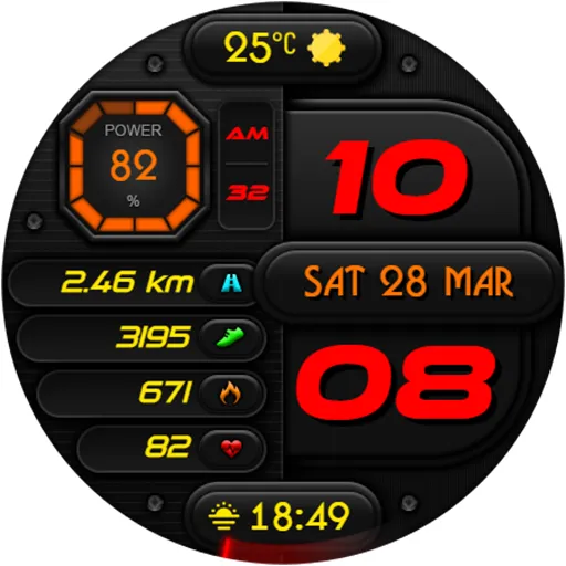 DIGI SCANDUL CTS84 Watch face screenshot 18