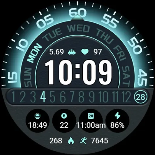 Luminous Turntable ZKin Watch screenshot 8