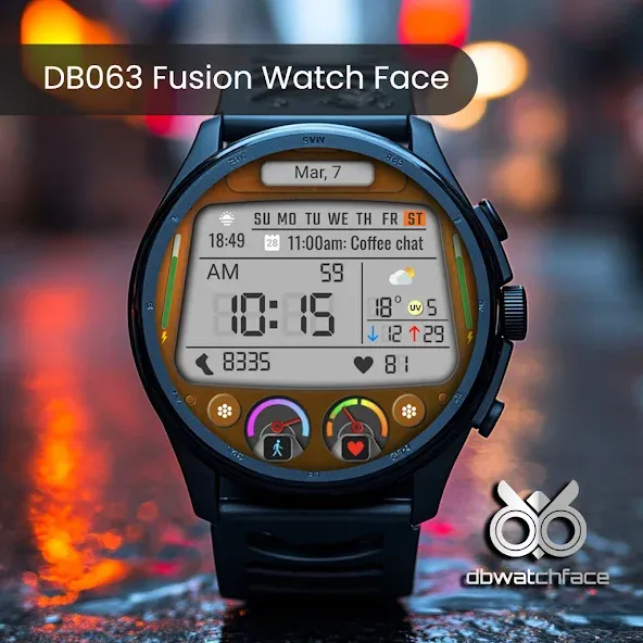 DB063 Fusion Watch Face screenshot 3
