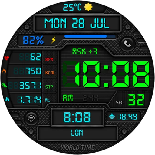 DIGI LONT CTS39 Watch face screenshot 17