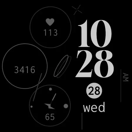 Dream 139 simple watch face screenshot 11