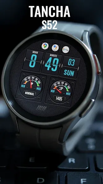 Tancha S52 Digital Watch Face screenshot 2