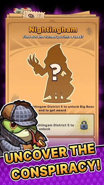 DetecToad: Detective Idle RPG screenshot 11